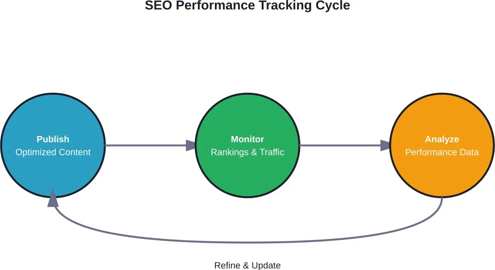 De continue cyclus van SEO prestatiemonitoring en contentverfijning