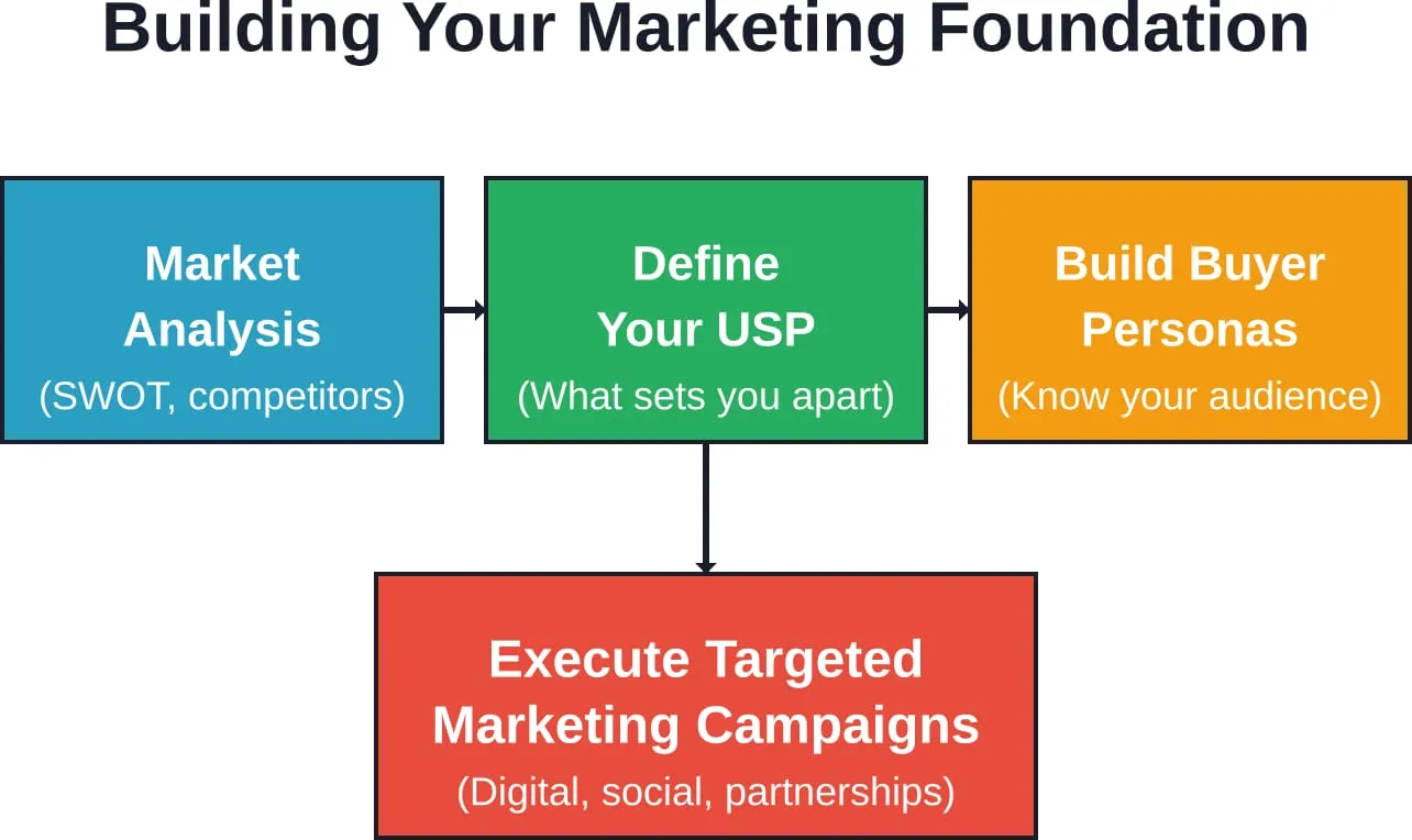 Der strategische Marketingprozess für Reedereien beginnt mit der Analyse, führt über die Positionierung und gipfelt in einer zielgerichteten Umsetzung.